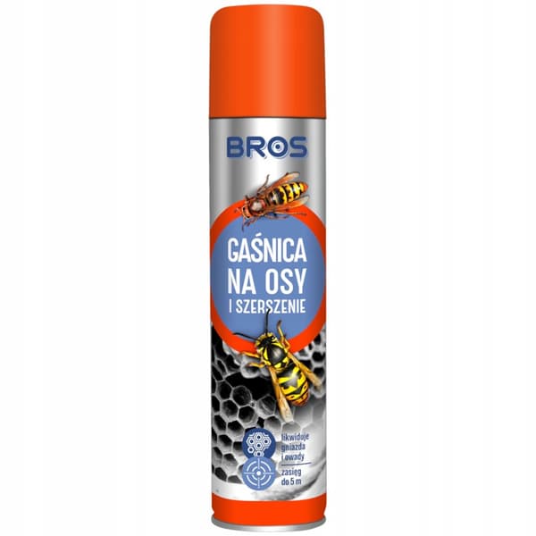 BROS BRANDSLUKKER SPRAY TIL HVEPSER OG GEVÆMPER fjerner reder 300 ml