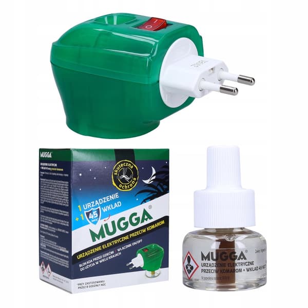 MUGGA ELECTRO elektrisk myggemiddel + 35 ml refill