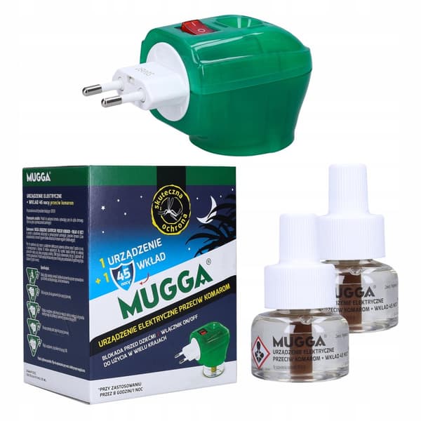 MUGGA ELECTRO elektrisk myggemiddel + 35 ml refill