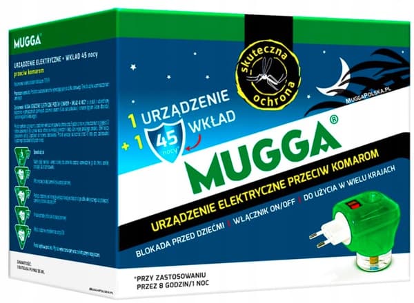 MUGGA ELECTRO elektrisk myggemiddel + 35 ml refill
