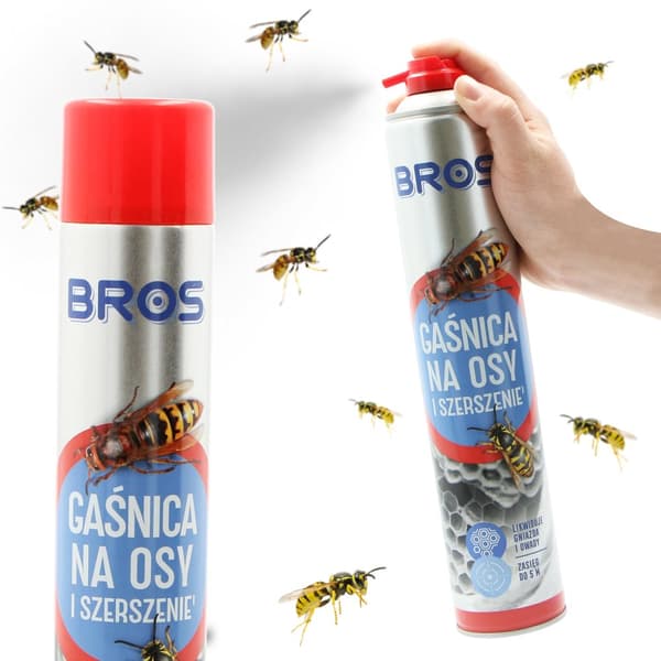 BROS BRANDSLUKKER SPRAY TIL HVEPSER OG GEVÆMPER fjerner reder 600 ml