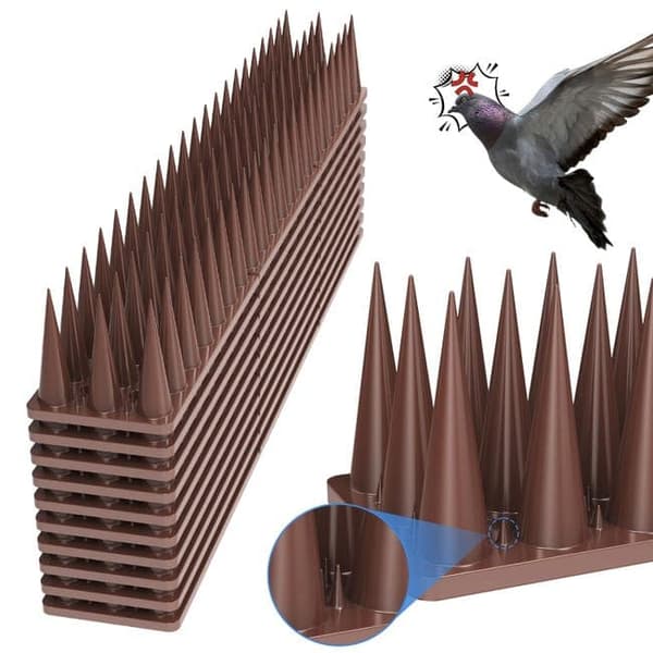 OBOSOE 10-pak Fuglemærker/ Fuglepigge / Fugleskjul / Fugleskræmsel, 10x50cm