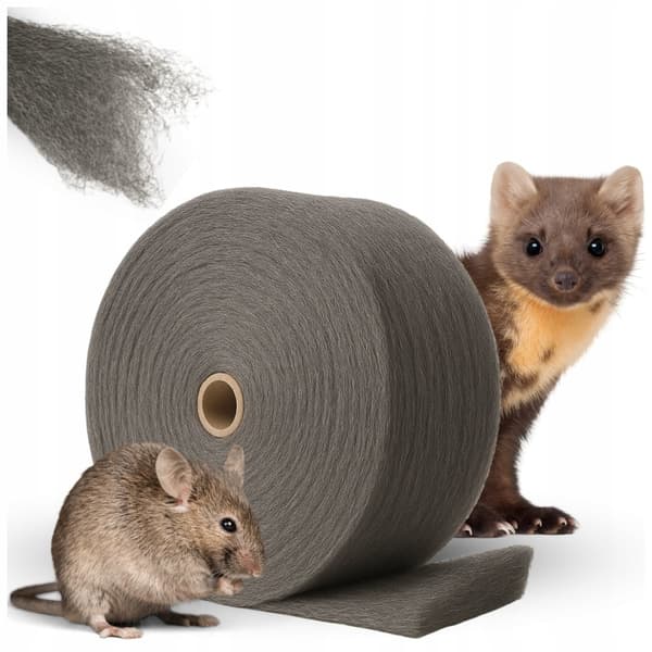 Stålull 1 kg: Effektivt skydd mot gnagare, möss och mårddjur!