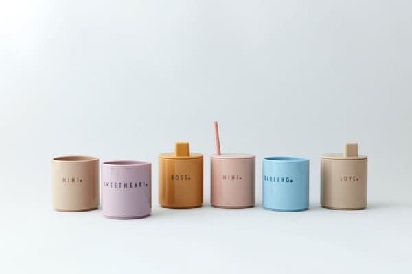 Rørkapsel til Mini Favoritkrus, Lyseblå - Designbogstaver