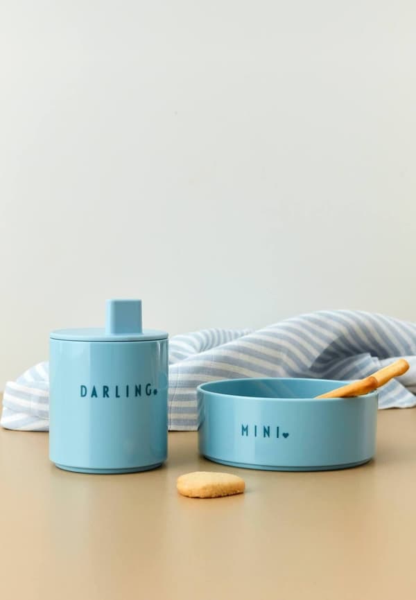 Rørkapsel til Mini Favoritkrus, Lyseblå - Designbogstaver