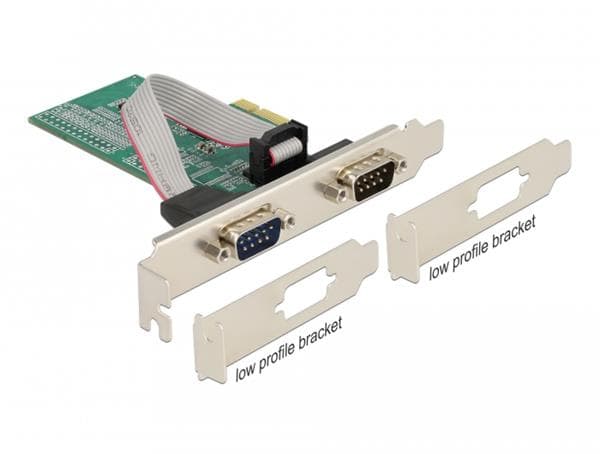 Delock PCI Express Card > 2 x Serial RS-232