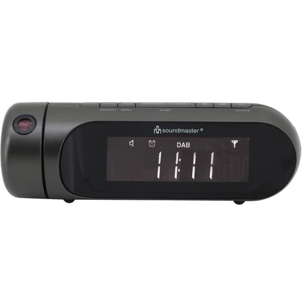 SOUNDMASTER DAB+/FM-RDS Klockradio med projektion