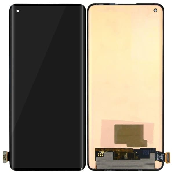 OnePlus 8 Original Skärm Display Glas Fluid AMOLED - Svart