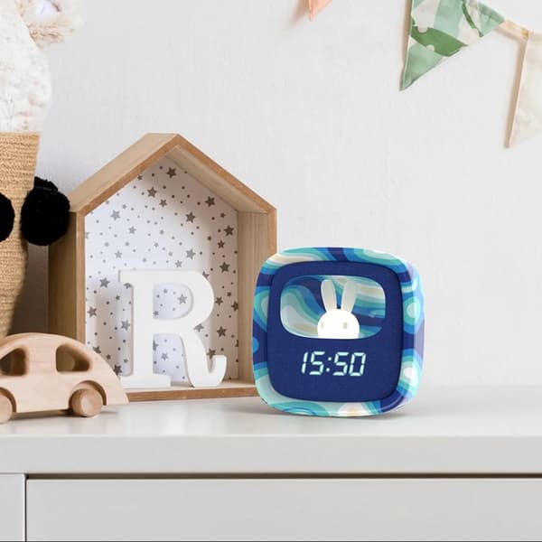 MOB Väckarklocka med Nattlampa Billy Clock - Blå våg