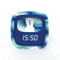 Miniatyrbild 1 av 11: MOB Väckarklocka med Nattlampa Billy Clock - Blå våg