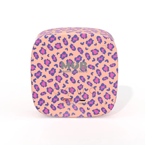 MOB Väckarklocka med Nattlampa Billy Clock - Leopard Rose