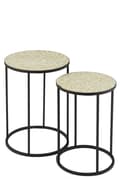 Miniatyrbillede 1 af 2: Sideborde med mosaik plade 2-Pack - Nedsat fra 1189,-