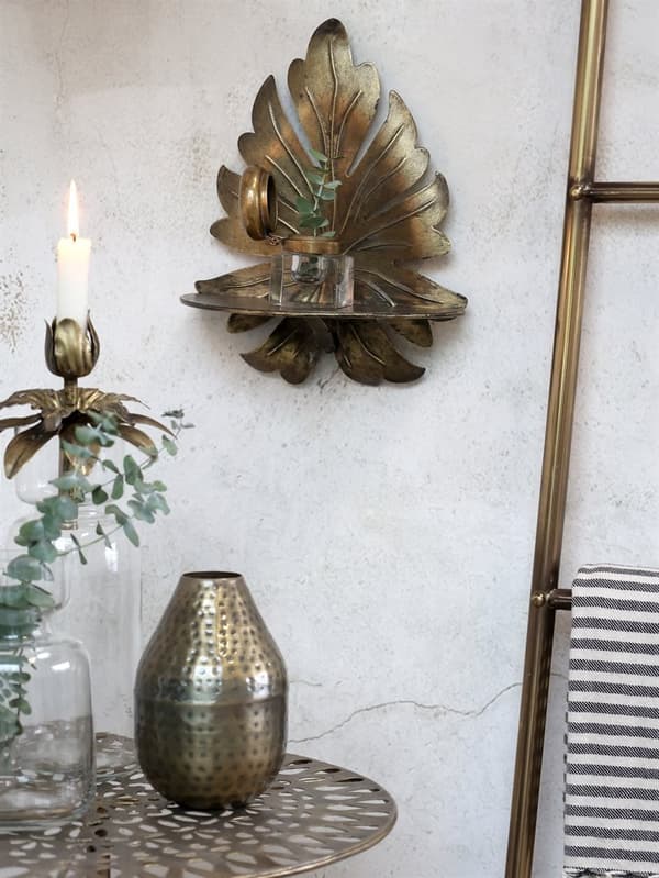Hylde formet som blad