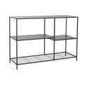 Miniatyrbillede 1 af 3: Hylder DKD Home Decor 100 x 30 x 70 cm Sort Metal Brun Træ MDF