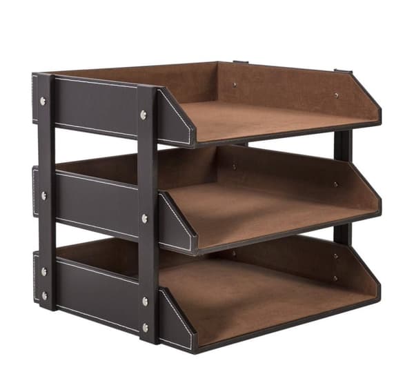 Dokumentskuffe WALTER 28x35xH27cm, brun