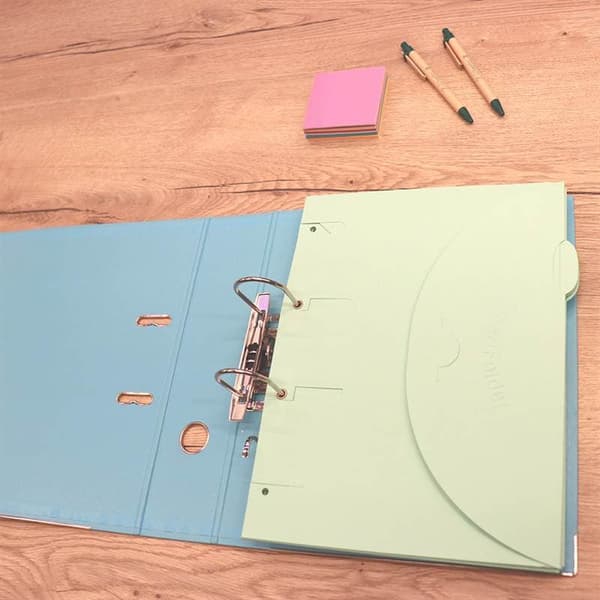 A4 Smartfolders - 6 mappar i olika färger - GLOSSY VERSION