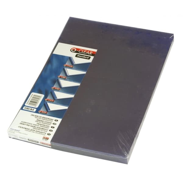 Indbindingsomslag A4 O-Clear Standard Transparent Farveløs /100 stk/ ^OK.002^