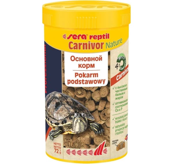 Reptil Professional Carnivor Nature 250ml/72g, Sera