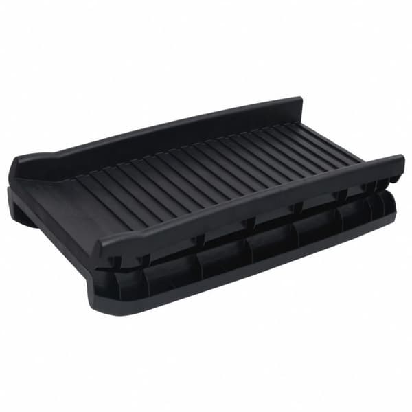 vidaXL Hunderampe sammenleggbar svart 155,5x40x15,5 cm