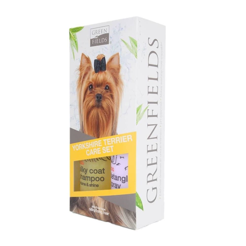Greenfields Hundschampo och spray set Yorkshire 2x250 ml