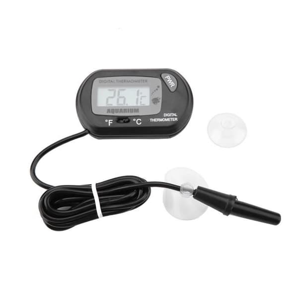 YOSOO Digital termometer 2 färger Aquarium Tank Temperaturmätare Digital termometer Svart
