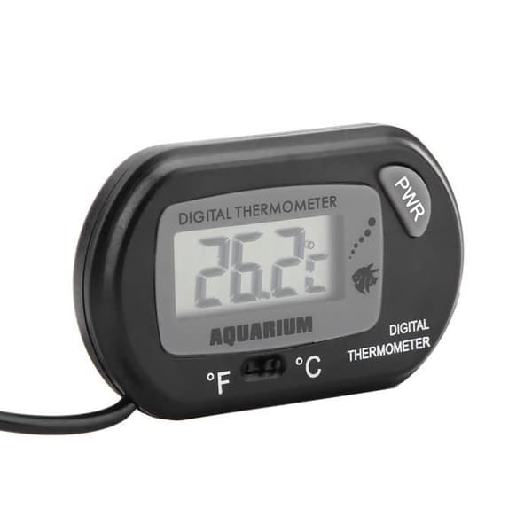 Tbest Digital Termometer 2 Färger Aquarium Tank Temperatur Meter Digital Termometer Svart