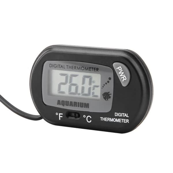Tbest Digital Termometer 2 Färger Aquarium Tank Temperatur Meter Digital Termometer Svart