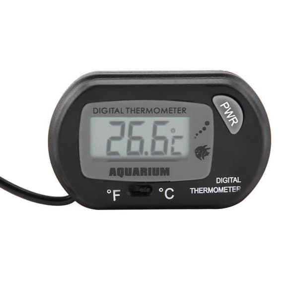 Tbest Digital Termometer 2 Färger Aquarium Tank Temperatur Meter Digital Termometer Svart