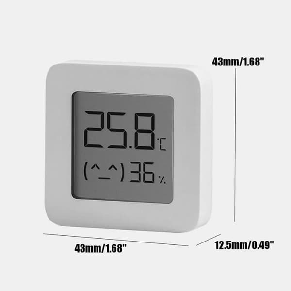 Mijia Bluetooth 2 Digital Termometer LCD Display Fukttermometer Med Mi Home APP