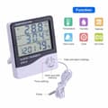 Miniatyrbild 4 av 4: AC05417-Väderstation Digital inomhustermometer med utomhussond Hygrometer
