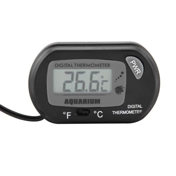 VBESTLIFE Digital termometer 2 färger Aquarium Tank temperaturmätare Digital termometer Svart