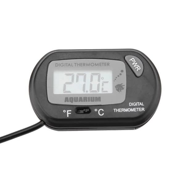 ESTINK Digital termometer 2 färger Aquarium Tank Temperaturmätare Digital termometer Svart
