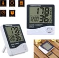 Miniatyrbild 1 av 4: Digital Hygrometer - Ej specificerad - Modell Ej specificerad - Område -50°C till +70°C - LCD-skärm - 2 stycken