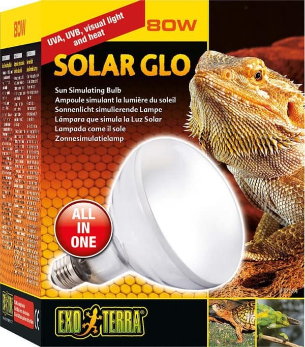 Exoterra Solar Glo 80W Uva/Uvb Varme og sollys E27 - (220.1818)