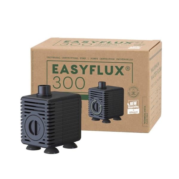 Dränkbar vattenpump - EasyFlux - 300 - Max flöde 310L/H - Max höjd 50 cm - Förbrukning 5W