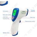 Miniatyrbild 3 av 4: TD® kontaktfri digital infraröd panntermometer för baby, vuxen, barn