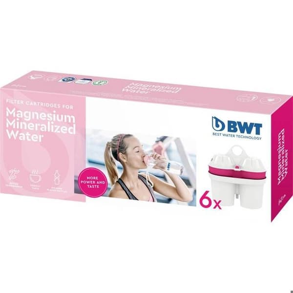 Vattenfilter - BWT - Gourmet-utgåvan - 6 patroner - Berikning med magnesium - Förbättrad smak