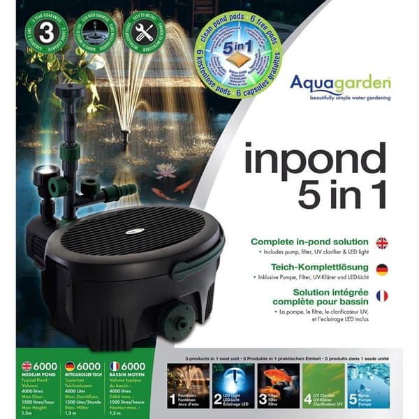 Luftfilter - Aquagarden vattenfilter - 8828