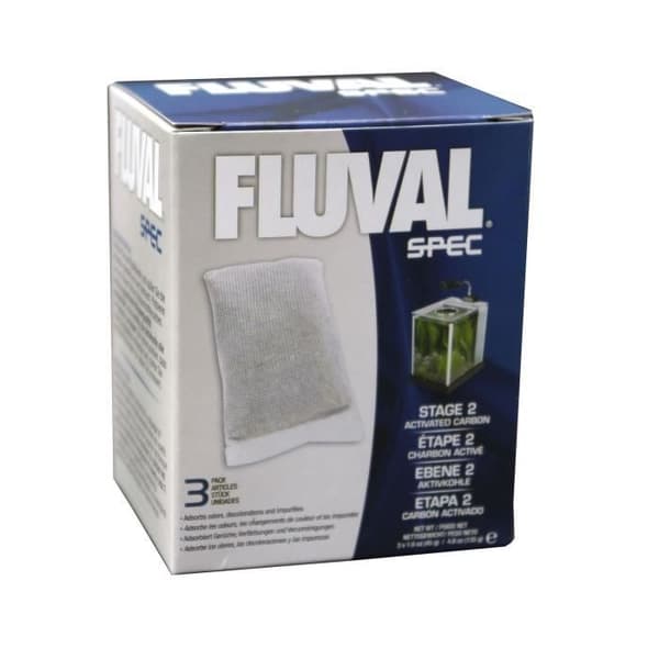 FLUVAL Paket med 3 ersättningspatroner - aktivt kol - för bordsakvarium
