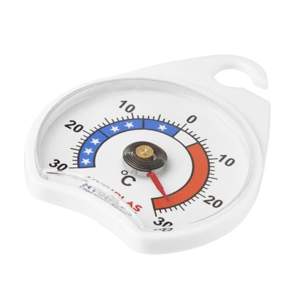 Termometer med ur - 30 till +30°C - Hygiplas