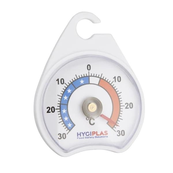 Termometer med ur - 30 till +30°C - Hygiplas
