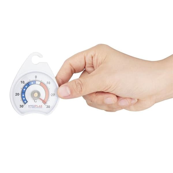 Termometer med ur - 30 till +30°C - Hygiplas