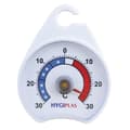 Miniatyrbild 1 av 5: Termometer med ur - 30 till +30°C - Hygiplas