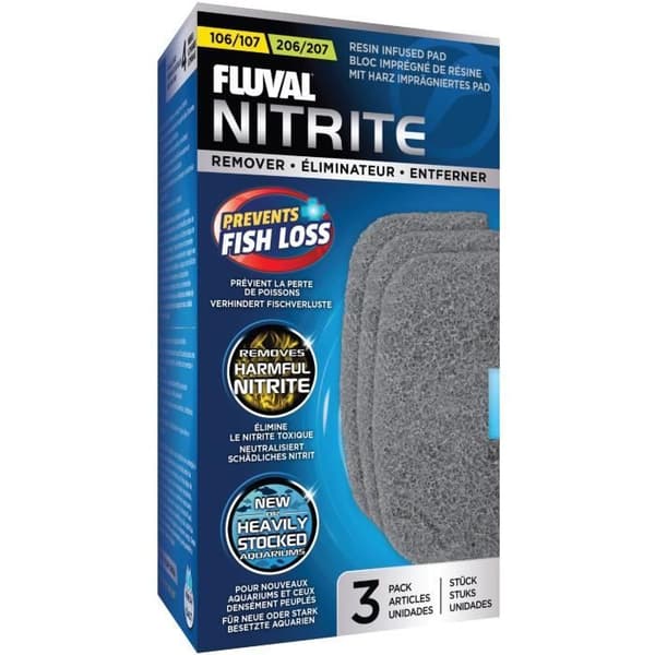 Nitritfilterblock för akvarier - FLUVAL - För Fluval 106/107 och 206/207 externa filter - 3 stycken