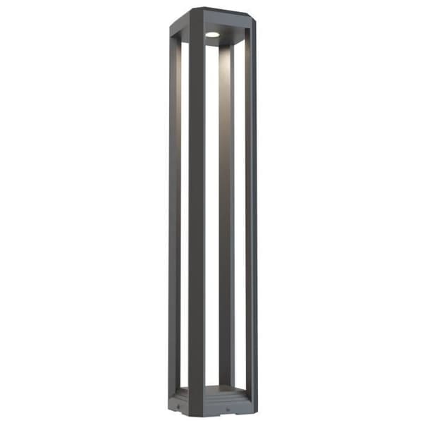 Maytoni Royal Mile Integrated Grey LED Outdoor Pollard Light Royal Mile IP65 Grå