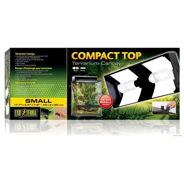 Compact Gallery Topp 45cm - Exo Terra - Svart - Snake