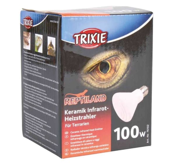 Keramisk infrarød varmegiver, ø 75 × 100 mm, 100 W