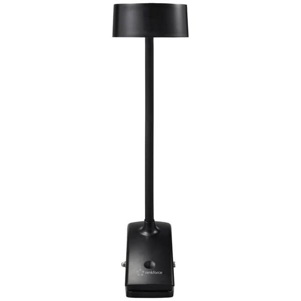 Renkforce RF-6053266 LED klämspotlight Integrerad LED 2 W svart