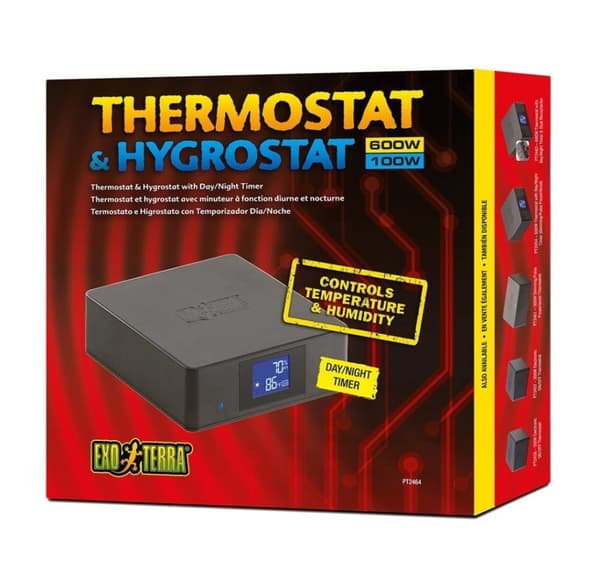 Exo Terra Thermostat & Hygrostat with Timer