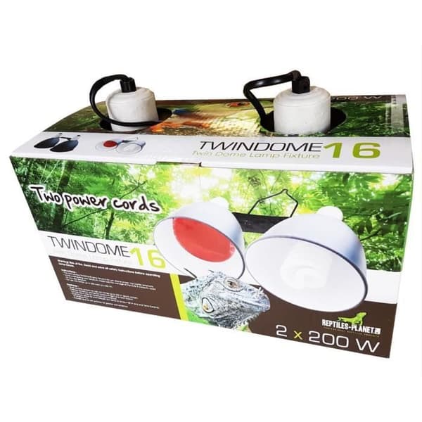 Twindome Double Ceramic lamphållare med reflektor (D16 x H19cm)
